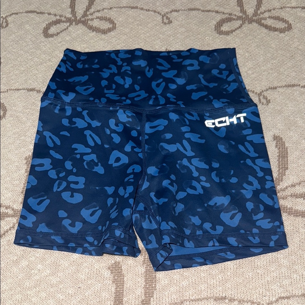 ECHT Navy Camo Active Shorts